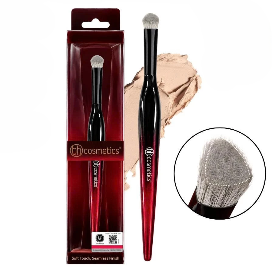 Cọ che khuyết điểm - cọ má hồng kem đầu tam giác BH Cosmetics Triangular Curved Highlighter BH011